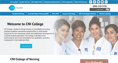 Desktop Screenshot of cnicollege.edu