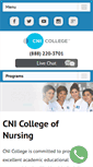 Mobile Screenshot of cnicollege.edu